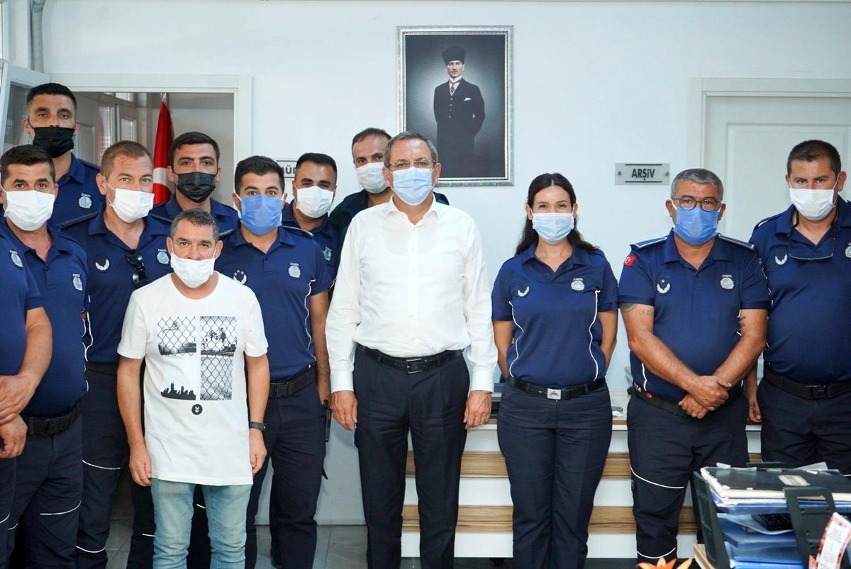 Mesut Ergin\'den zabıtaya kutlama