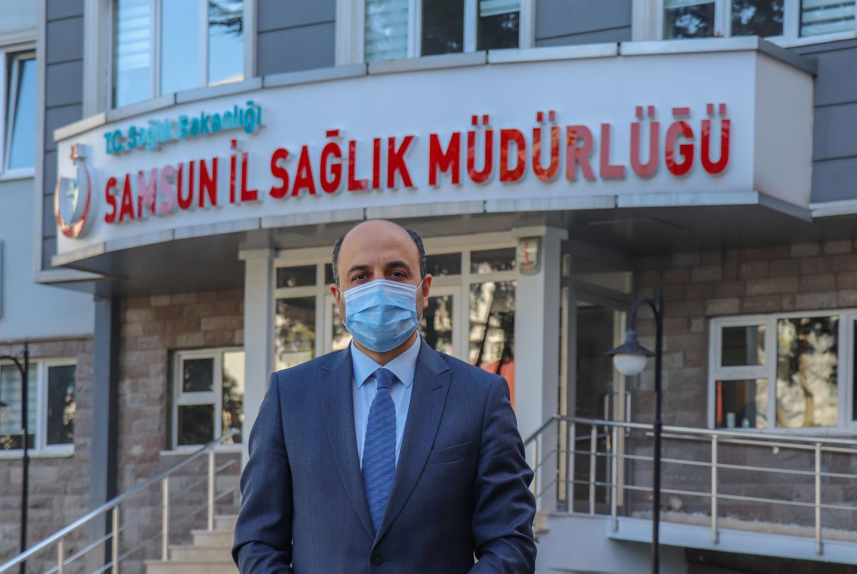 Samsun ikinci doz Kovid-19 aşısında da mavi olmak istiyor
