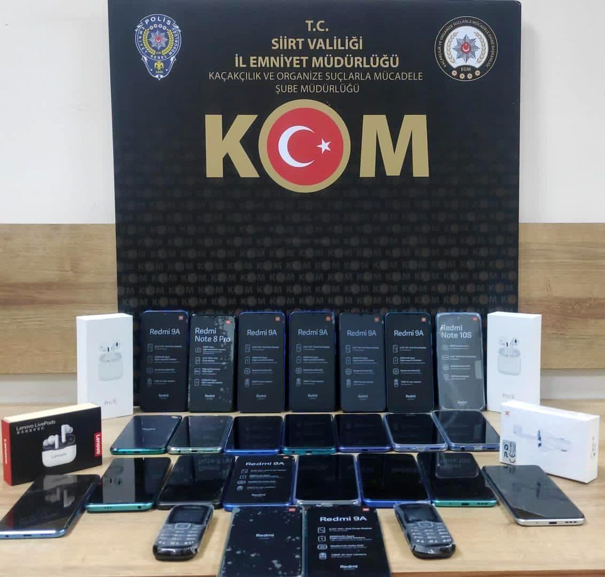 Siirt\'te kaçak sigara ele geçirildi