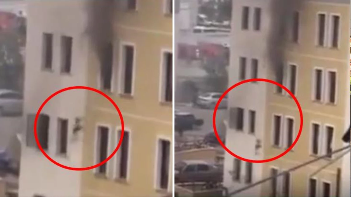 Bir annenin en zor kararı! Yangından kurtarmak istediği kızını 4. kattan aşağı attı
