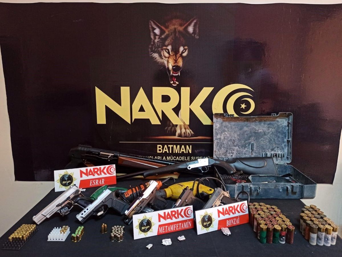 Son dakika... Batman\'da uyuşturucu operasyonu: 5 kişi tutuklandı