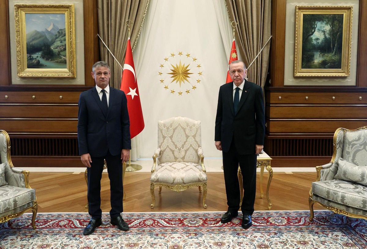 Son dakika haber... Cumhurbaşkanı Erdoğan, İsviçre\'nin Ankara Büyükelçisi Ruch\'u kabul etti