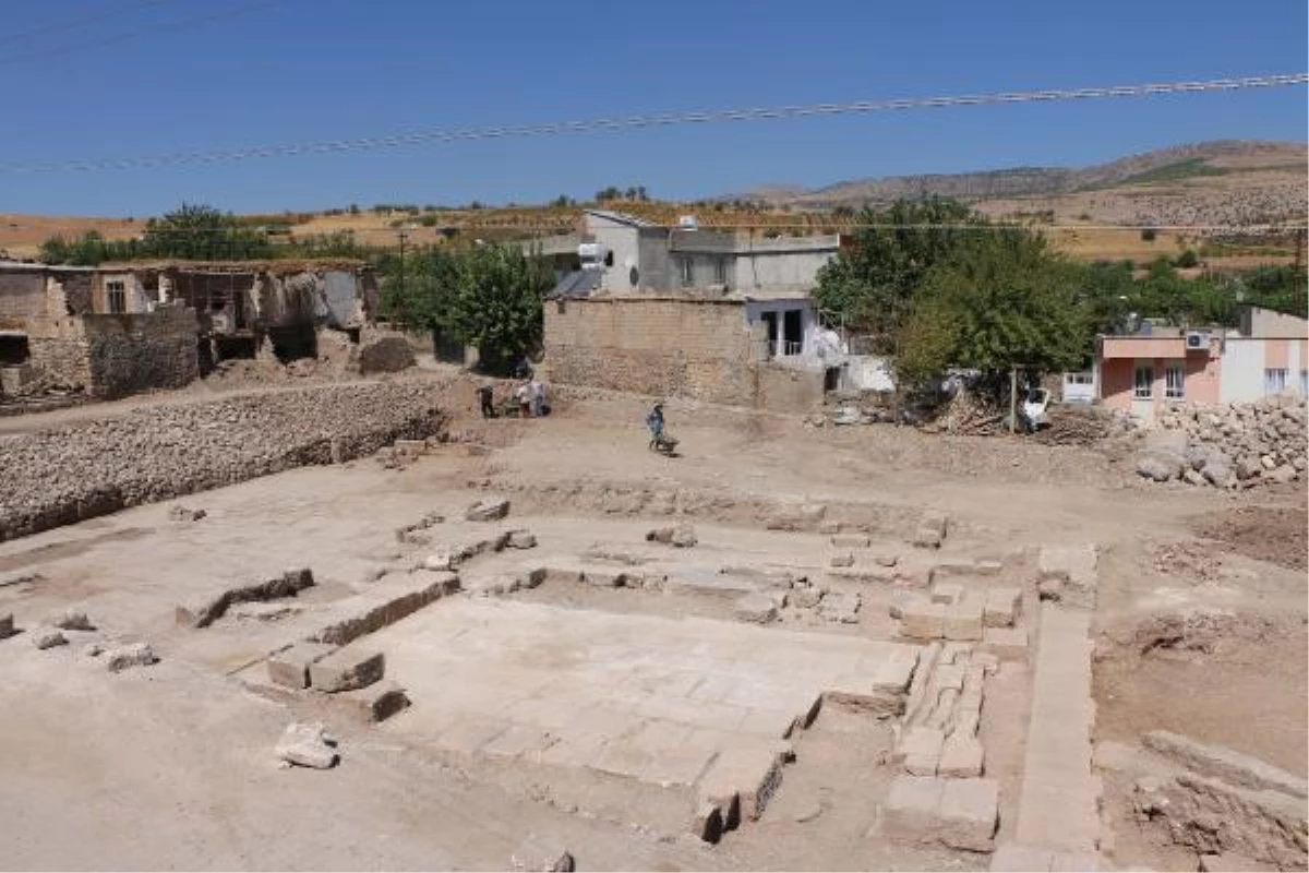 During excavations in the Ancient City of Perre, columns, and inscriptions found