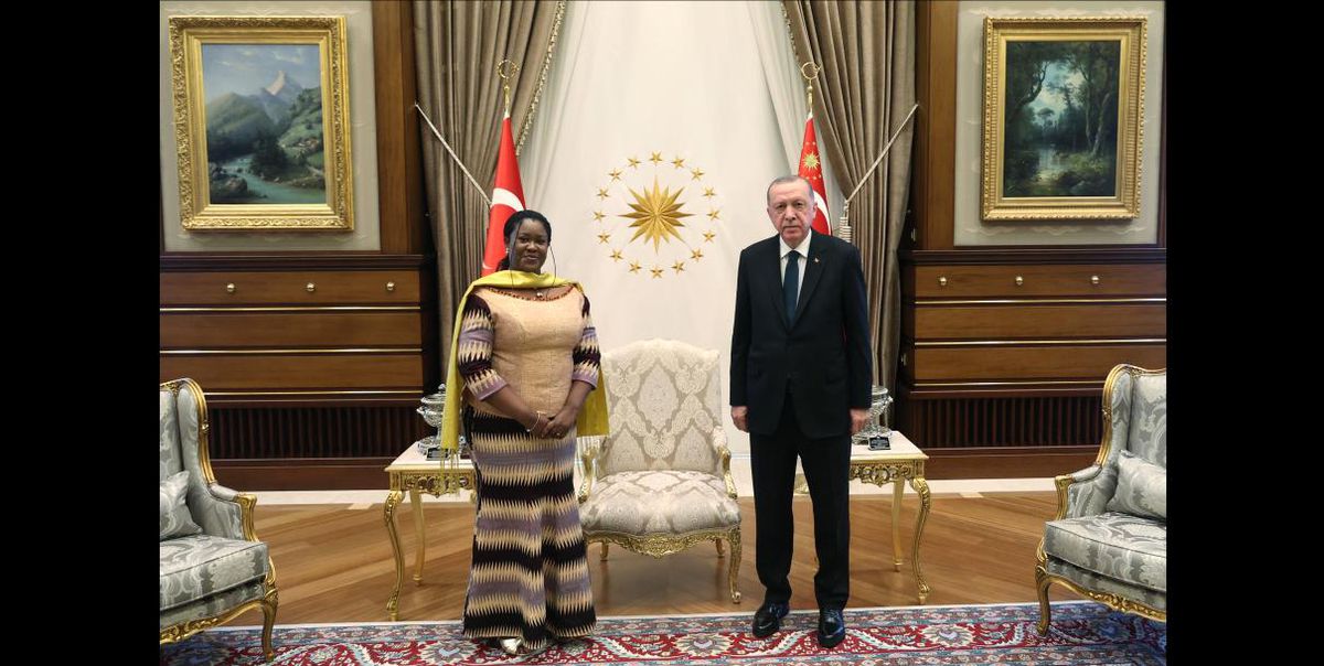 Gana, İsviçre ve Azerbaycan Büyükelçileri, Cumhurbaşkanı Erdoğan\'a güven mektubu sundu