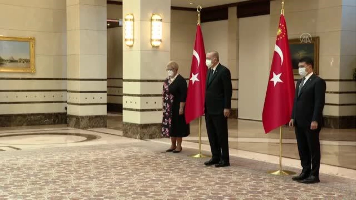 Son dakika haberleri... İsviçre\'nin Ankara Büyükelçisi Ruch, Cumhurbaşkanı Erdoğan\'a güven mektubu sundu