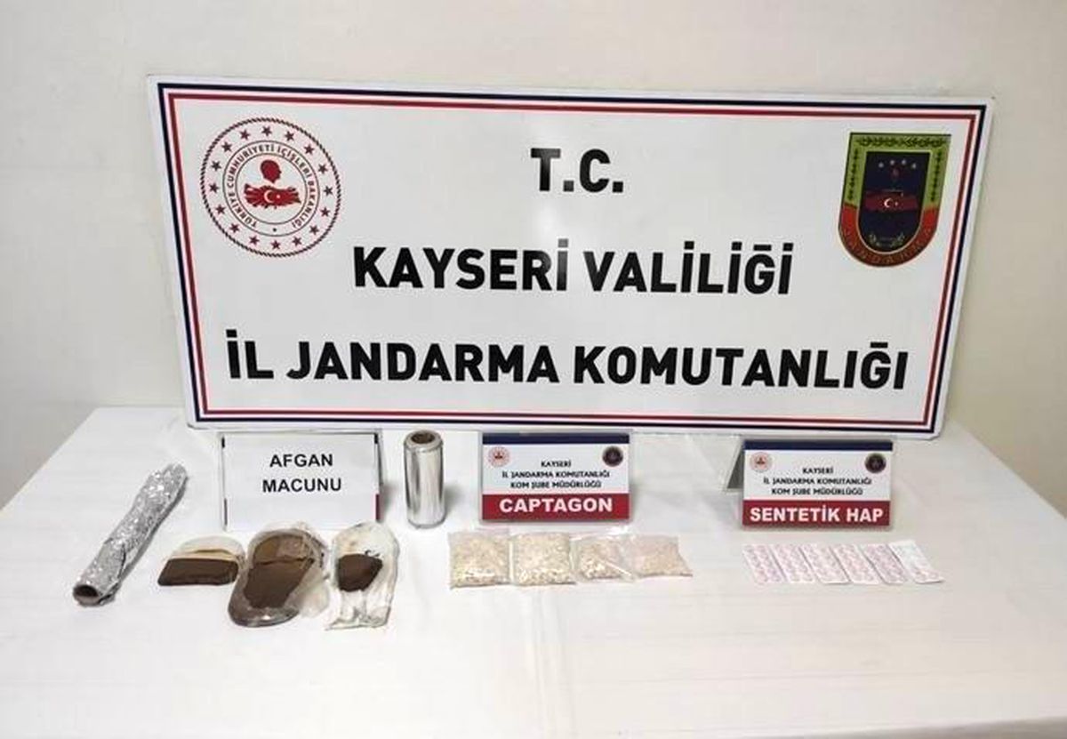 Son dakika haber... Kayseri\'de uyuşturucu operasyonu