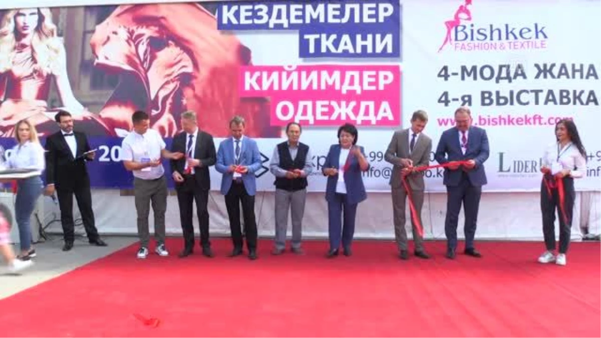 Kırgızistan\'da üç gün sürecek 4. Türk Moda ve Tekstil Fuarı açıldı