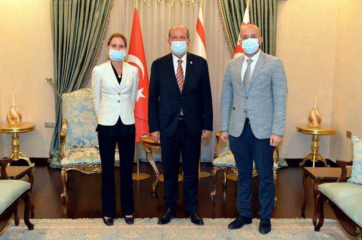 Son Dakika | KKTC Cumhurbaşkanı Tatar, Uluslararası Kriz Grubu yetkililerini kabul etti