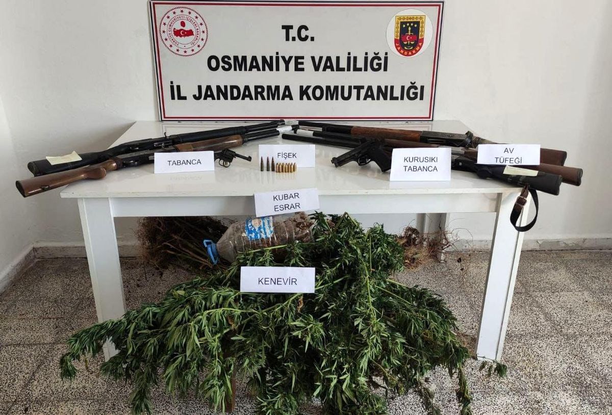 Son dakika haberleri! Osmaniye\'de uyuşturucu operasyonu