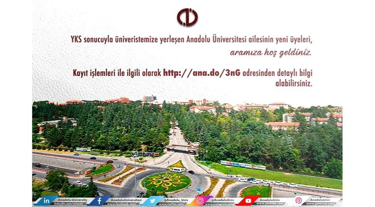 YKS tercihlerinde yoğun ilgi gören Anadolu Üniversitesi\'nde tüm kontenjanlar doldu
