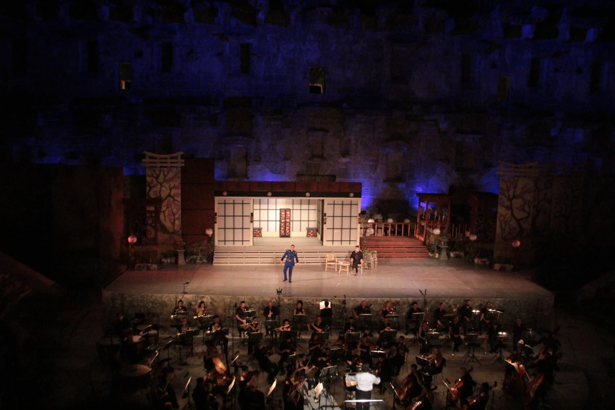 28. Uluslararası Aspendos Opera ve Bale Festivali\'nde "Madama Butterfly" operası sahnelendi