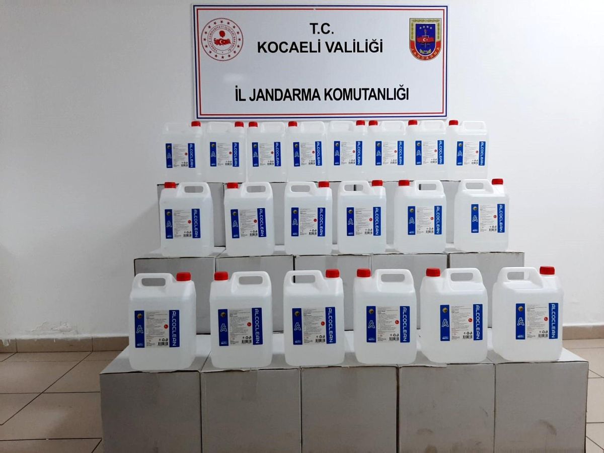 700 litre sahte alkol ele geçirildi