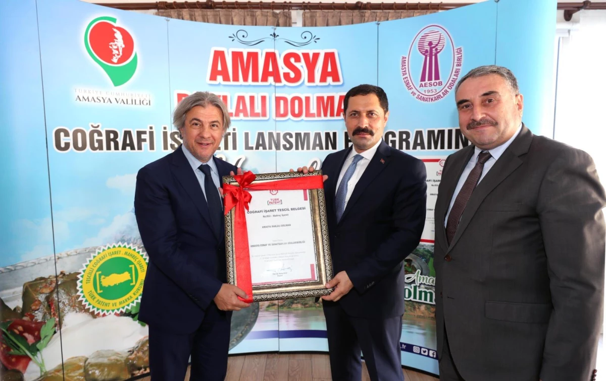 "Amasya baklalı dolması" coğrafi işaretle tescillendi