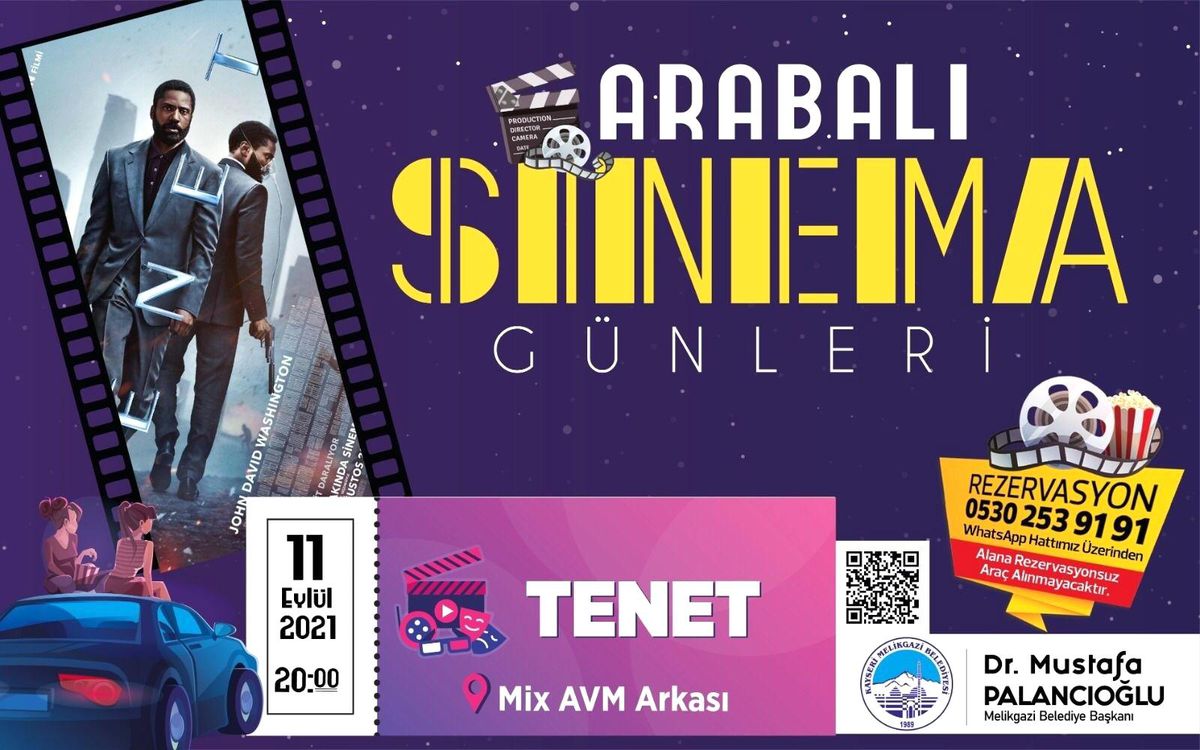 Arabalı sinemada bu hafta \'Tenet\' gösterimde