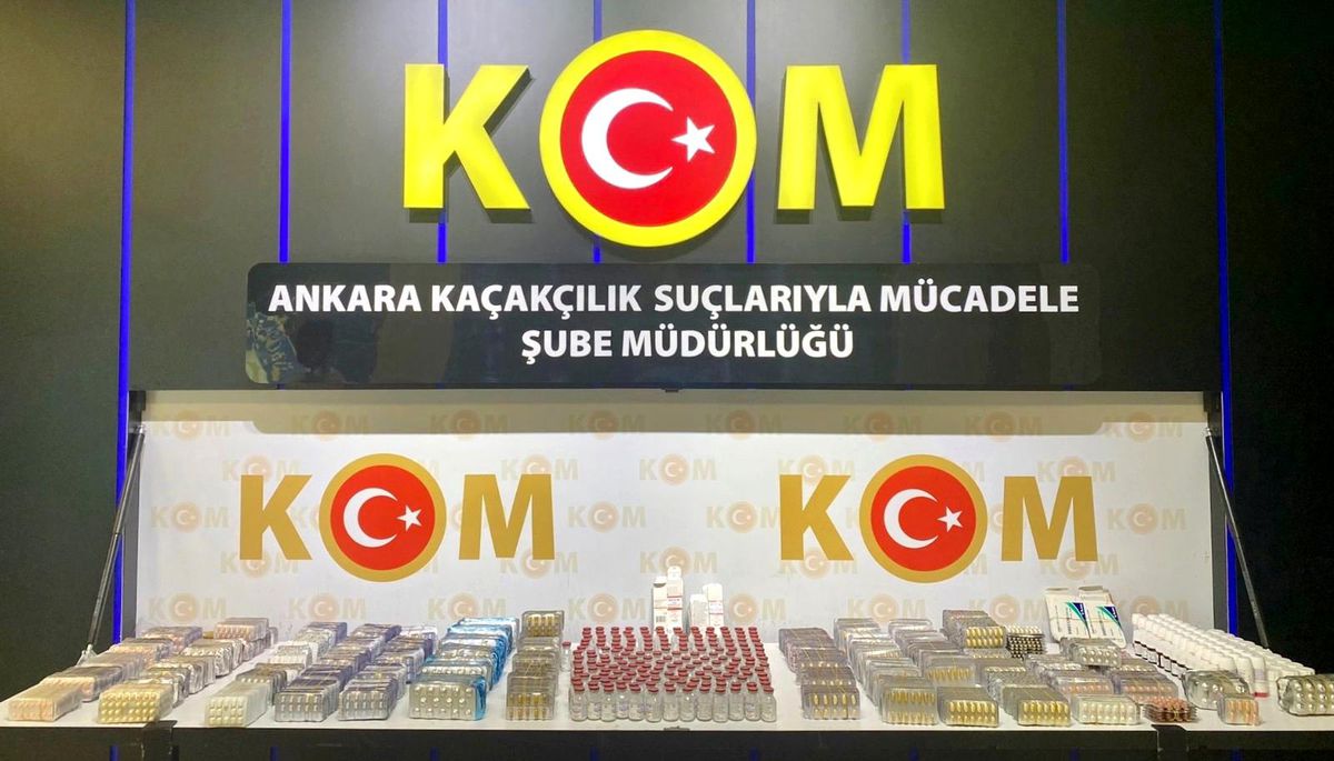 Başkentte yabancı uyruklu bir şahsın üzerinden 31 bin 770 adet tıbbi ilaç bulundu