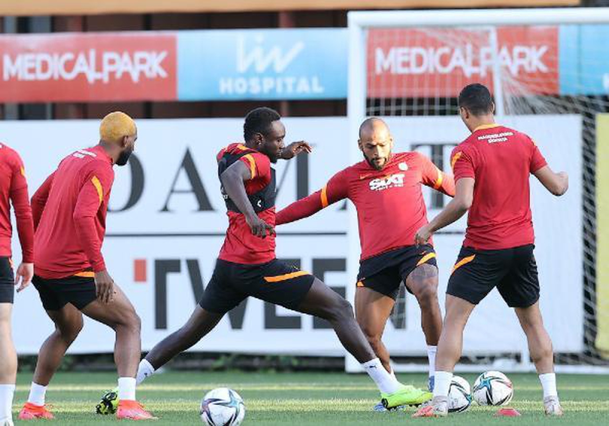 Galatasaray\'da Trabzonspor maçı hazırlıkları