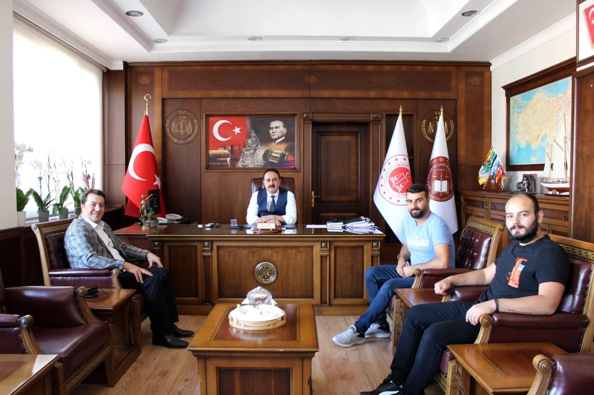 İHA Bölge Müdürü Türkez\'den Başsavcı Tuncel\'e ziyaret