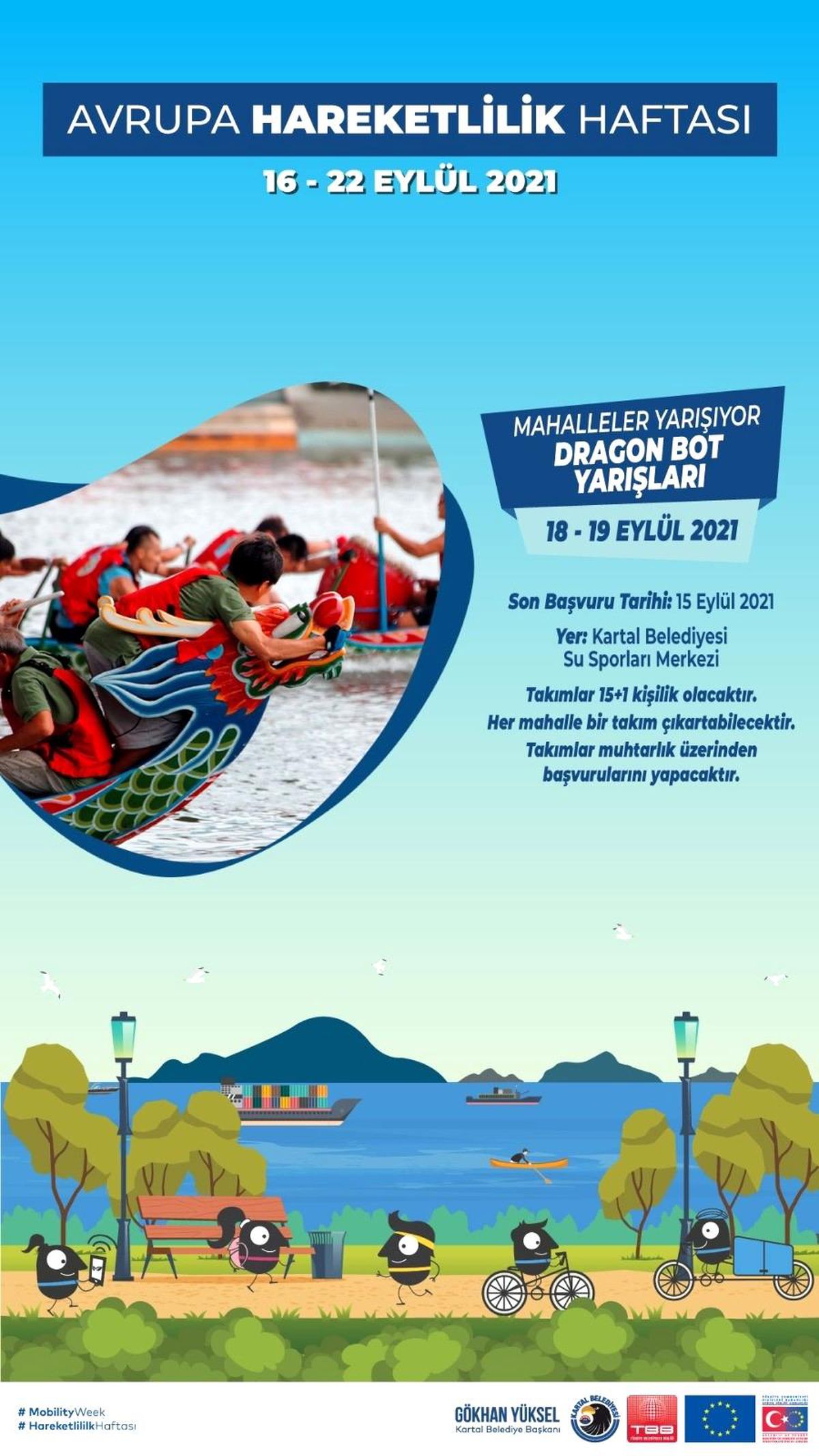 Kartal\'da Dragon Bot Yarışları nefes kesecek
