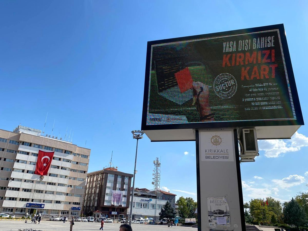 Kırıkkale\'de yasa dışı bahse \'kırmızı kart\'