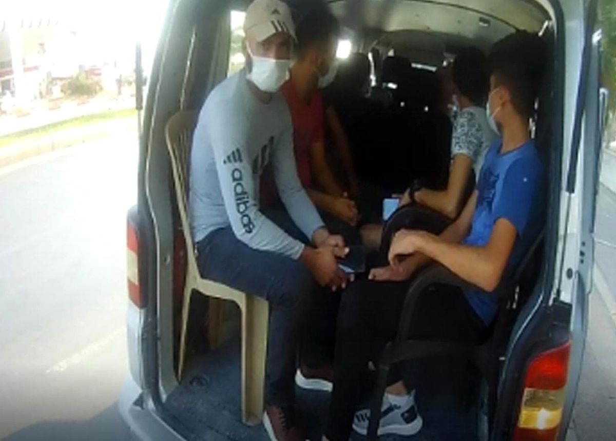 Mersin\'de korsan taşımacılık yapan 53 araç trafikten men edildi