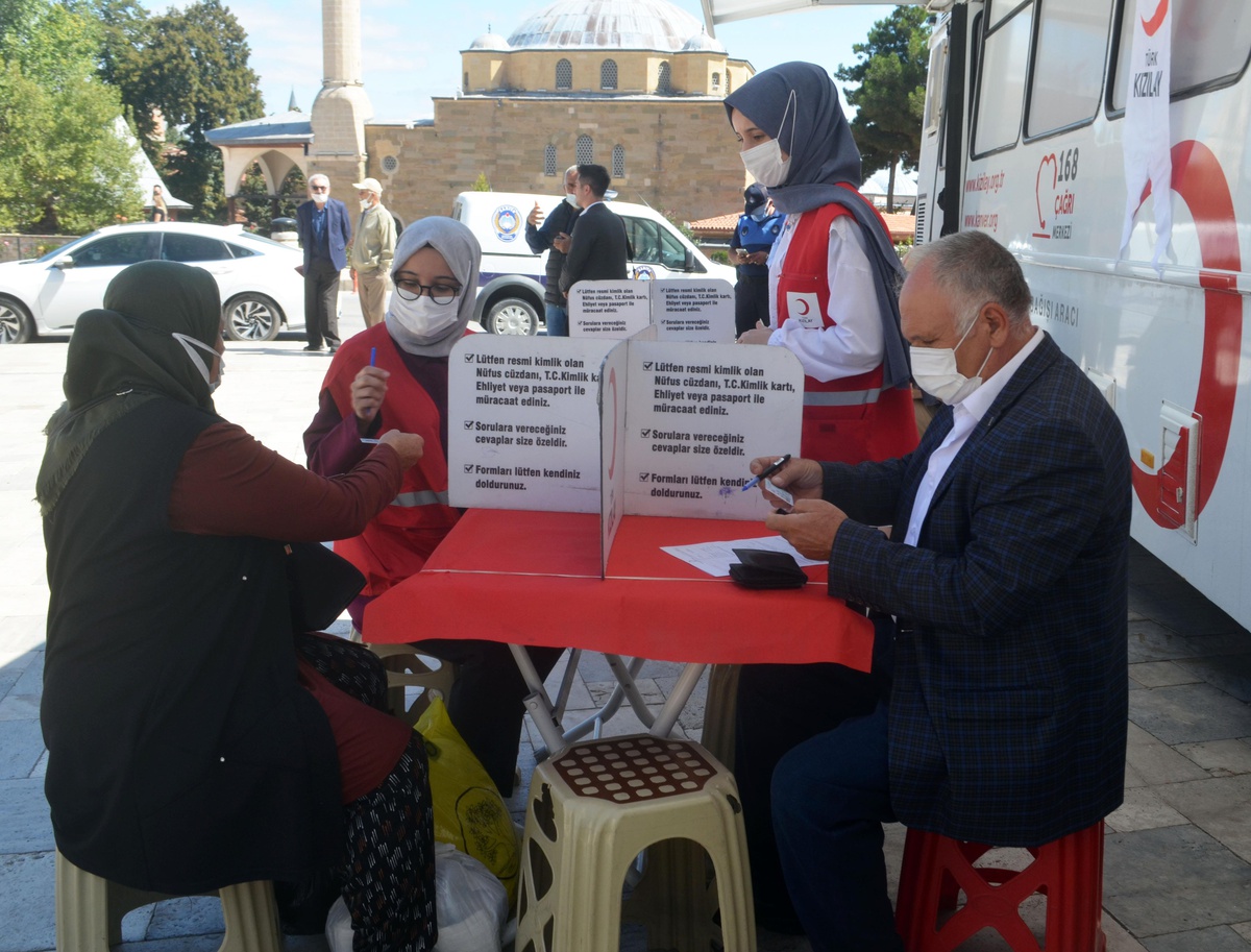 Merzifon\'da kan bağışı kampanyası düzenlendi