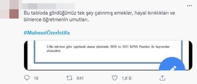 Milli Eğitim Bakanı Mahmut Özer'e 'İstifa et' çağrısı! 15 bin öğretmen atama takvimindeki detaya tepkiler çığ gibi