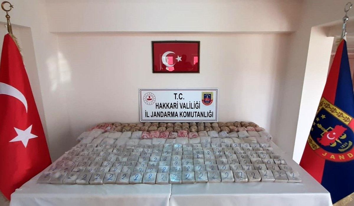 Yüksekova\'da 160 kilo eroin ele geçirildi