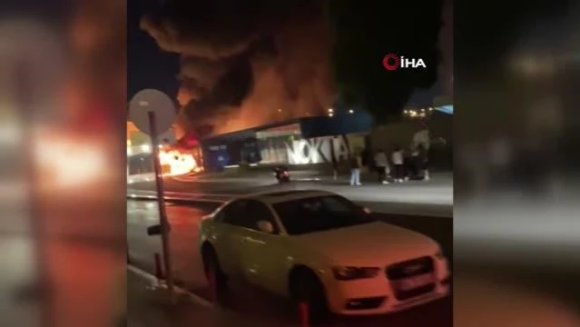 Başkentteki otobüs yangınına ait yeni görüntüler ortaya çıktı