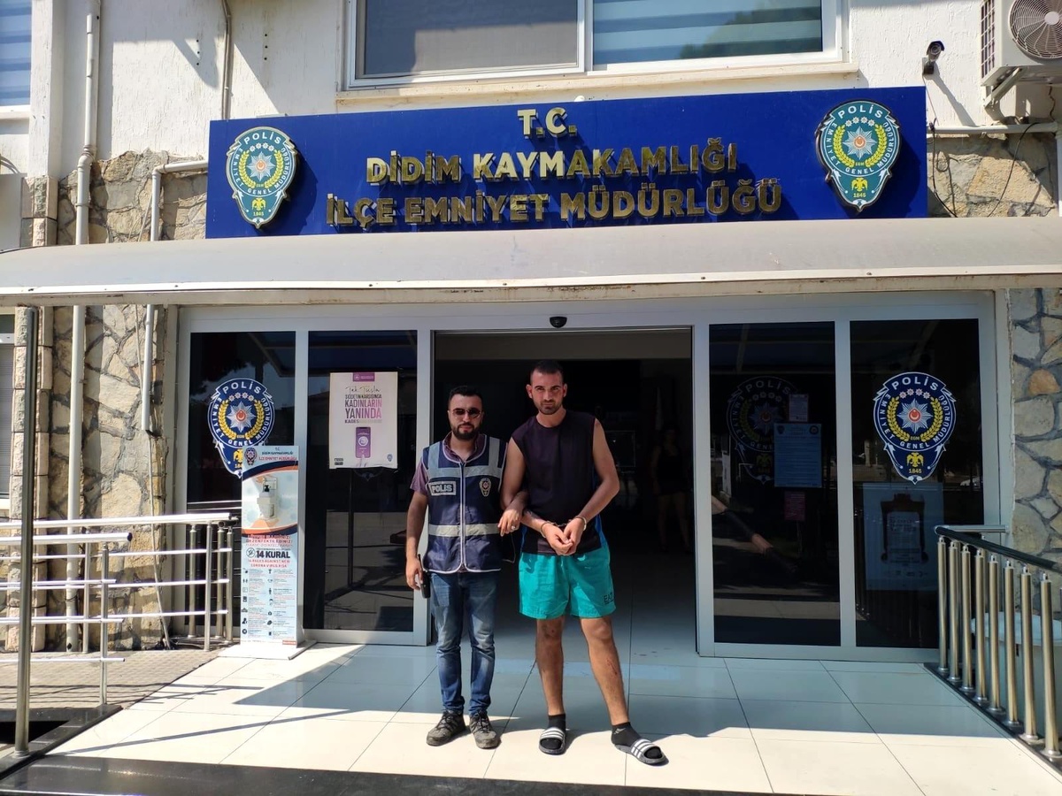 Didim\'de 77 suç kaydı bulunan hırsız tutuklandı