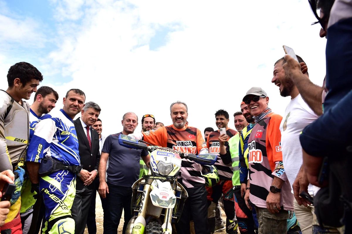Enduro tutkunları Bursa\'da buluştu