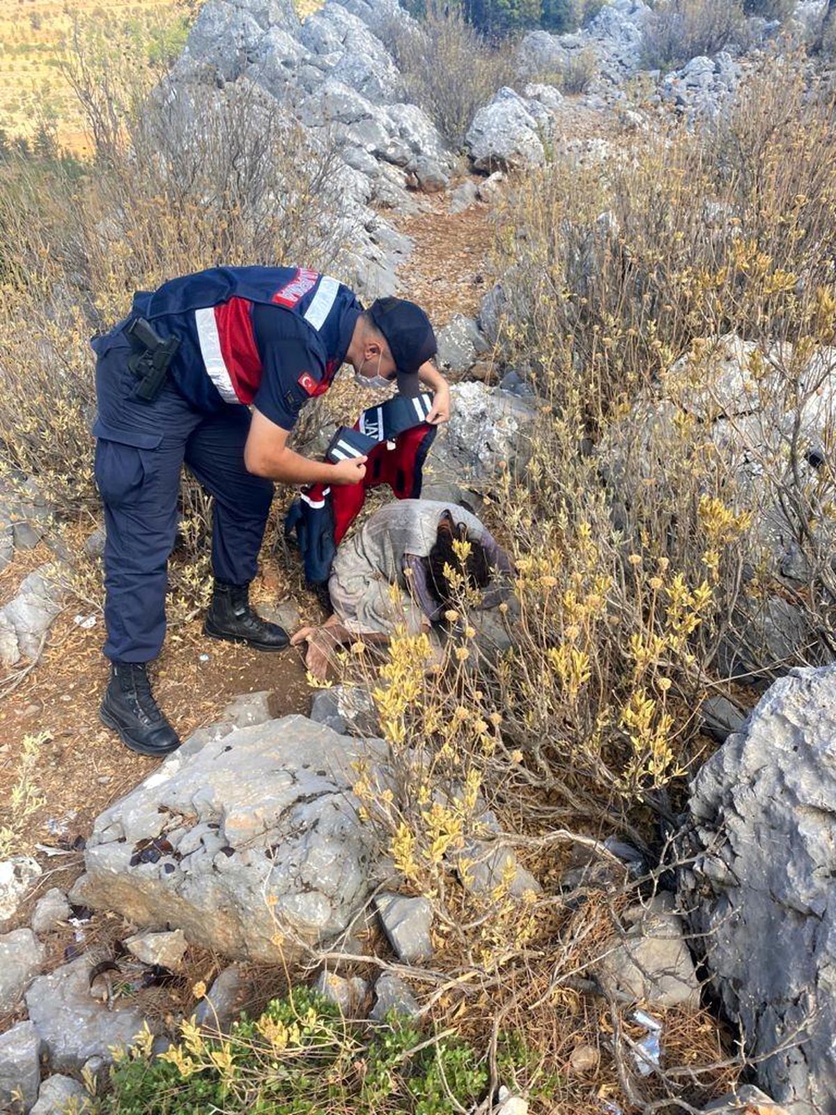 İki gündür kayıp olarak aranan kadın ormanlık alanda bulundu