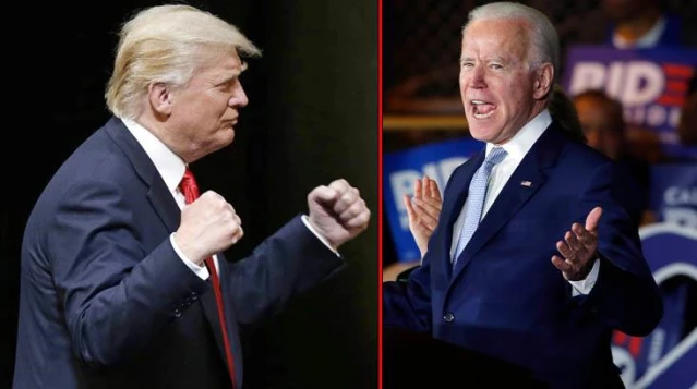 Trump'tan ABD Başkanı Joe Biden'a ilginç boks göndermesi: Birkaç saniyede yere sererim