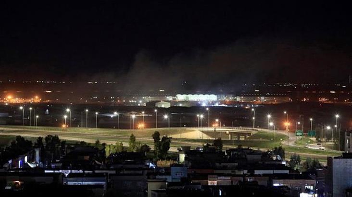 ABD askerlerinin de bulunduğu Uluslararası Erbil Havaalanı\'na İHA\'lı saldırı
