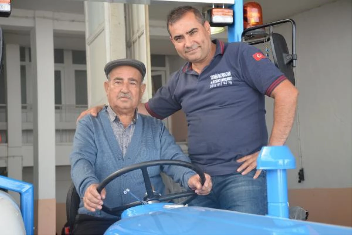 35 yıl sonra 12 bin liraya aldığı traktöre 120 bin lira masraf yaptı