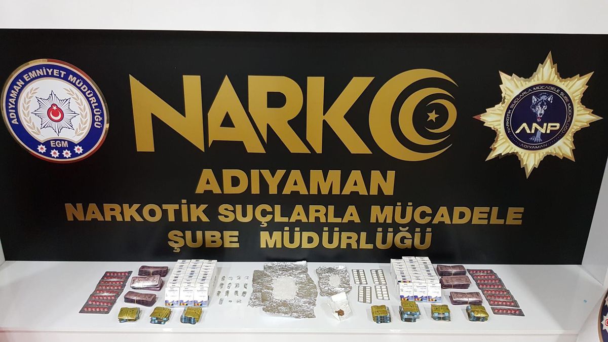 Adıyaman\'da uyuşturucu operasyonlarında 5 kişi yakalandı