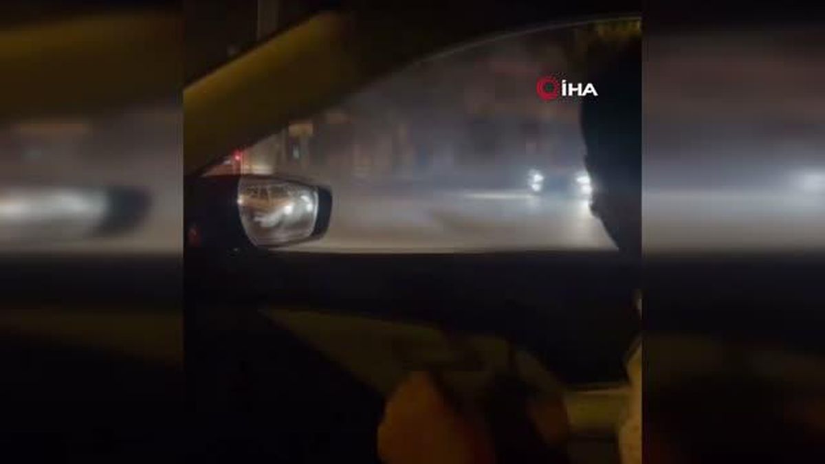 Son dakika haber: Antalya\'da silahlı driftli maganda görüntüleri pes dedirtti