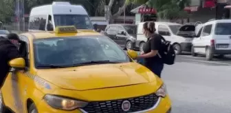 Bakırköy'de kısa mesafe nedeniyle müşteri almayan şoför ile yolcu tartıştı