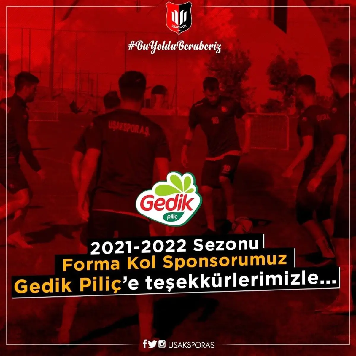 Gedik Piliç\'ten Uşakspor\'a sponsorluk desteği