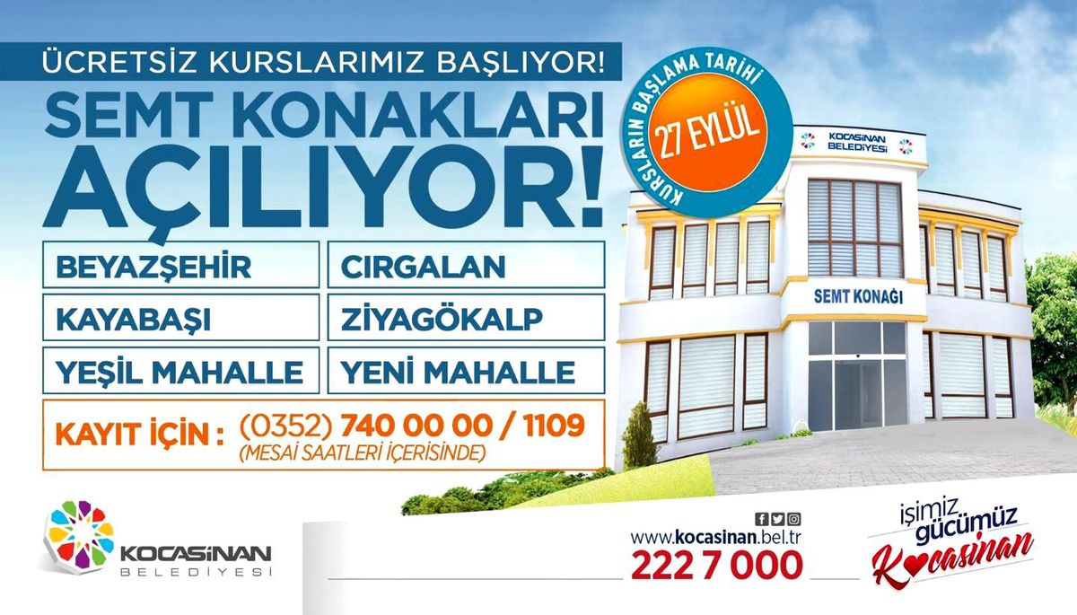 Kocasinan Akademi\'de yeni dönem kayıtları başladı