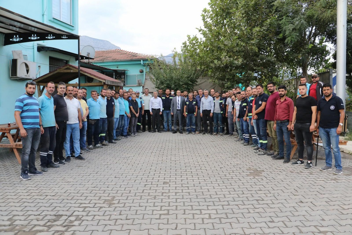 Aslay\'dan İçme Suyu Arıza Birimine Ziyaret