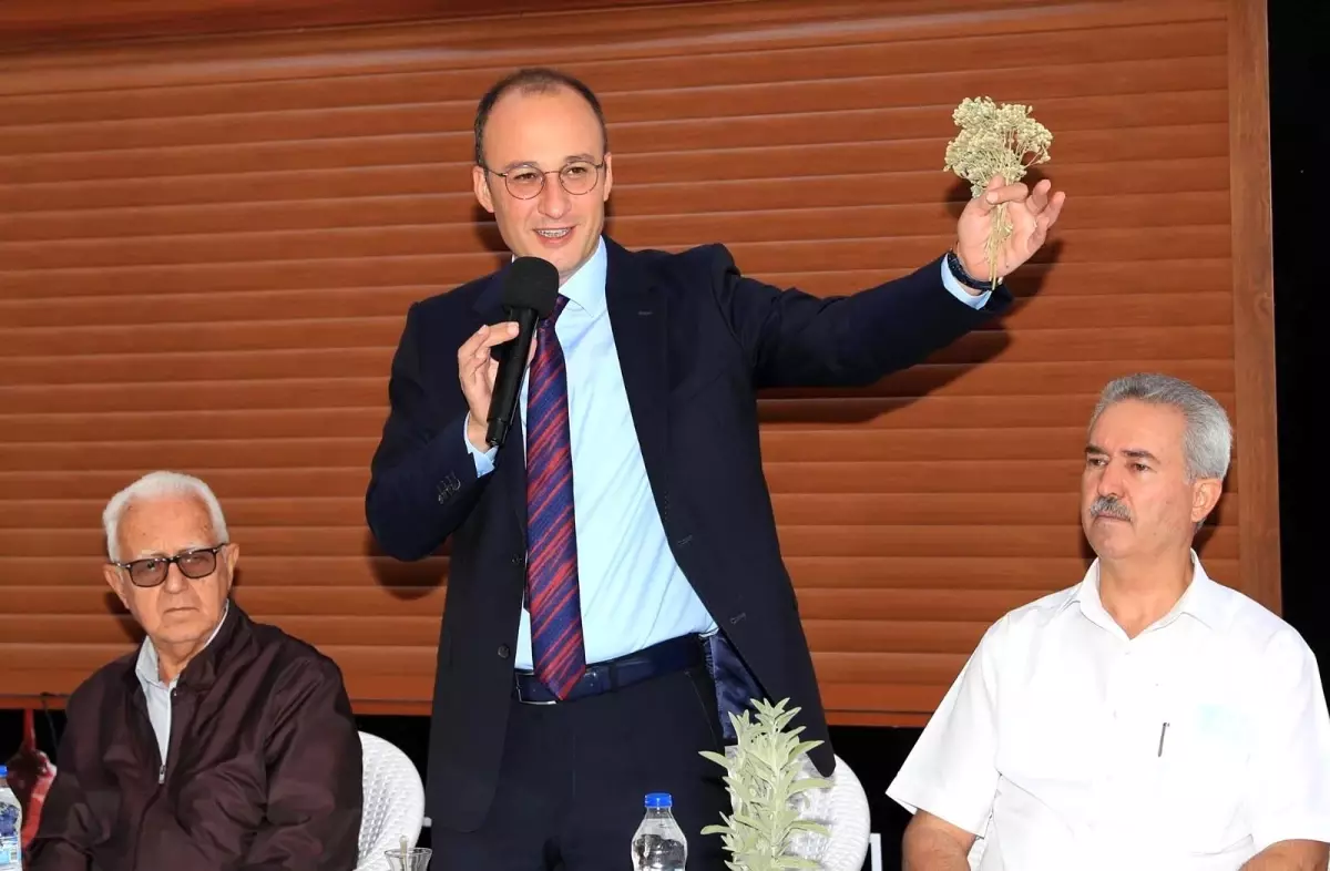 Başkan Örki kekik üreticileriyle bir araya geldi