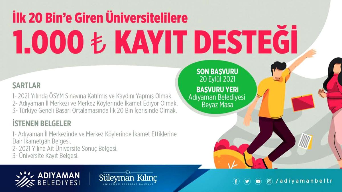 BELEDİYEMİZDEN BAŞARILI ÖĞRENCİLERE DESTEK