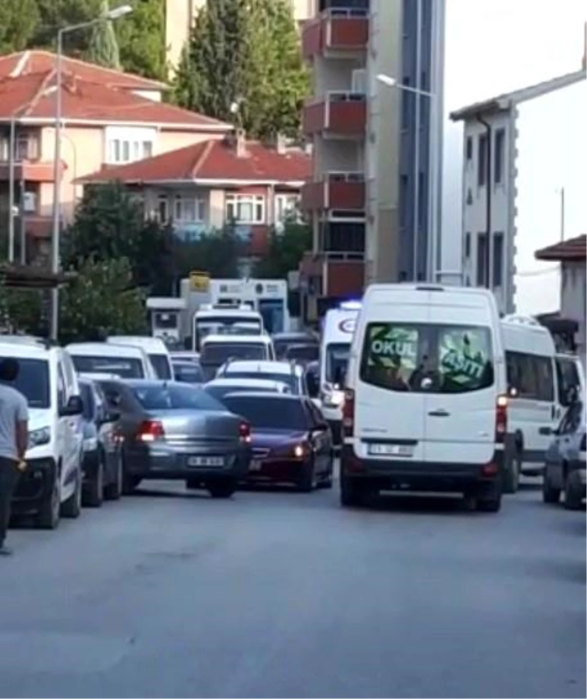 Bilecik\'te hastaya giden ambulansın zor anları