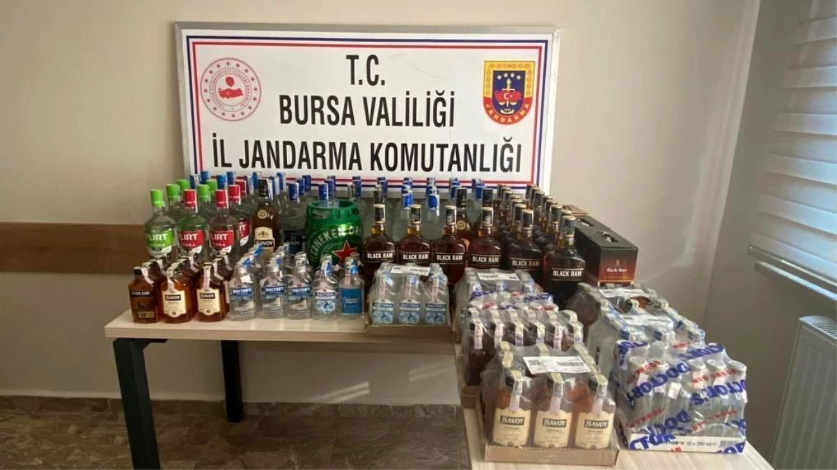 Bursa\'da kaçak içki operasyonu