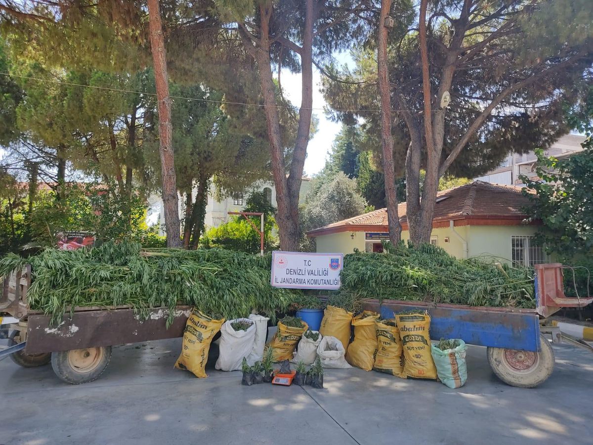 Denizli\'de 45 kilo 400 gram esrar ele geçirildi