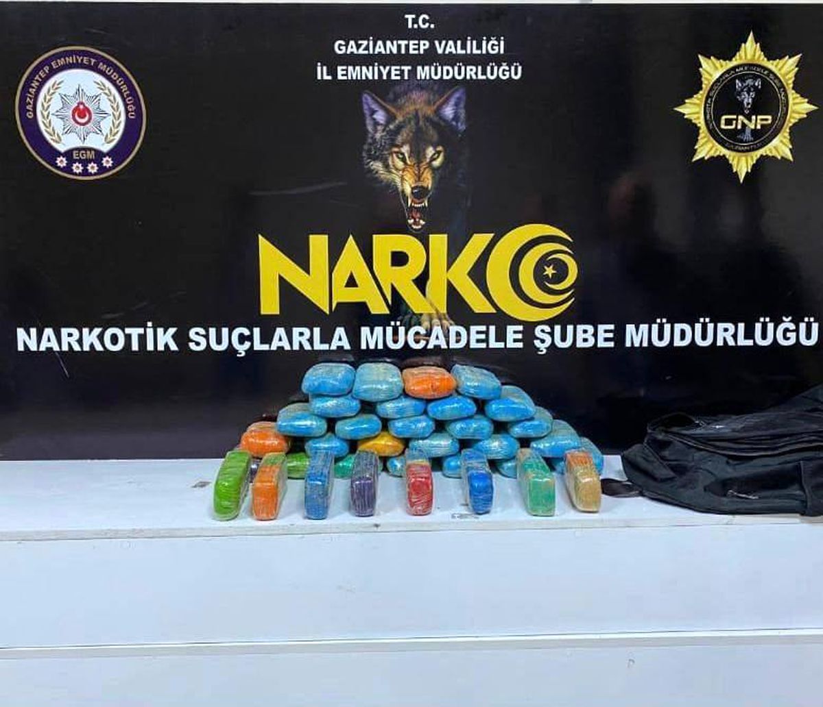 Gaziantep\'te 16 kilo 650 gram eroin ele geçirildi