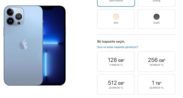 iPhone 13 modellerinin Türkiye fiyatı Apple tarafından açıklandı