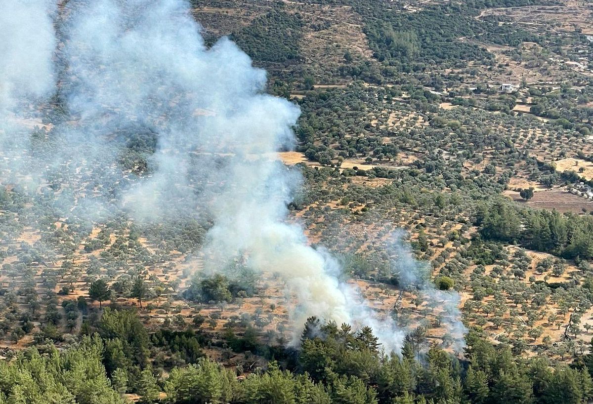 Son dakika: Muğla\'da çıkan 10 yıldırım yangını büyümeden söndürüldü