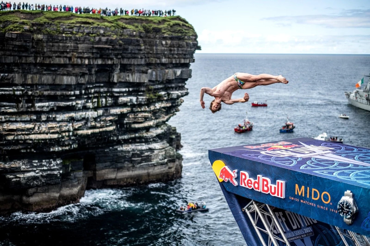 Son dakika haberleri: Red Bull Cliff Diving\'in İrlanda ayağında kazananlar Rhiannan Iffland ve Gary Hunt oldu