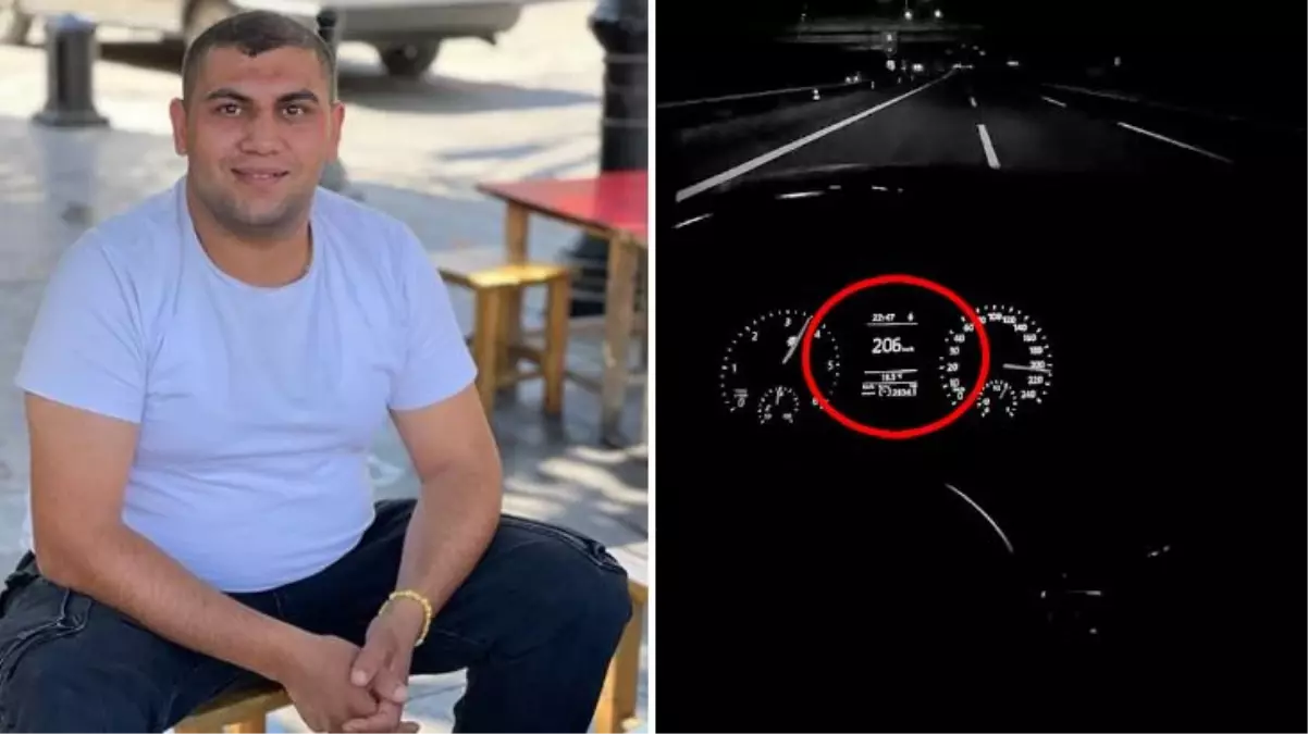 Adana\'da \'ütü tostu\' ile meşhur olan Anıl Kurt hayatını kaybetti; 206 kilometreye çıkan hız göstergesini paylaşmış